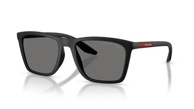 Prada Linea Rossa PS B08S 1BO02G Matte Black 56mm Sunglasses / New / Authentic