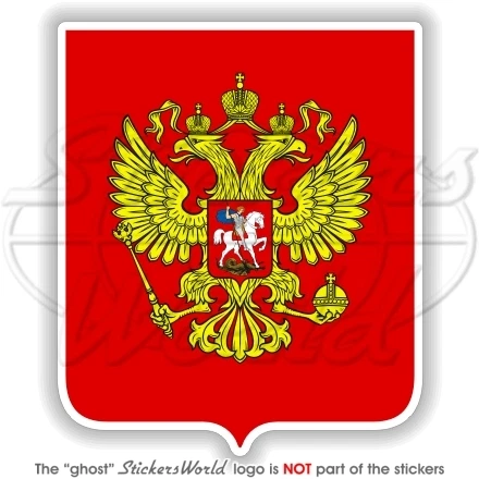 STICKERSWORLD FÉDÉRATION DE RUSSIE Armoiries Blason Sticker Autocollant