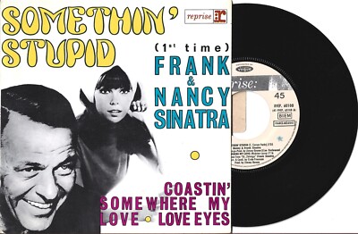 EP FRANZÖSISCH biem FRANK & NANCY SINATRA SOMETHIN' STUPID FR 1967