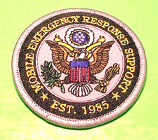 MOBILE EMERGENCY RESPONSE SUPPORT 3"  EST.1985  POLICE  PATCH  FREE SHIPPING!!!