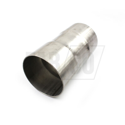 Universal Auspuff Rohrverbinder Edelstahl Reduzierstück Adapter gepresst auf I.D