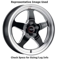 Weld Racing S1550c067n38 Ventura 5 Drag 20x5 Wheel - Gloss Black