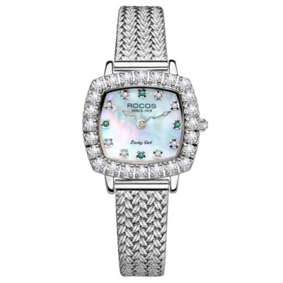 Women's Quartz Watch Diamond Stainless Steel Luminous Waterproof Analog Display