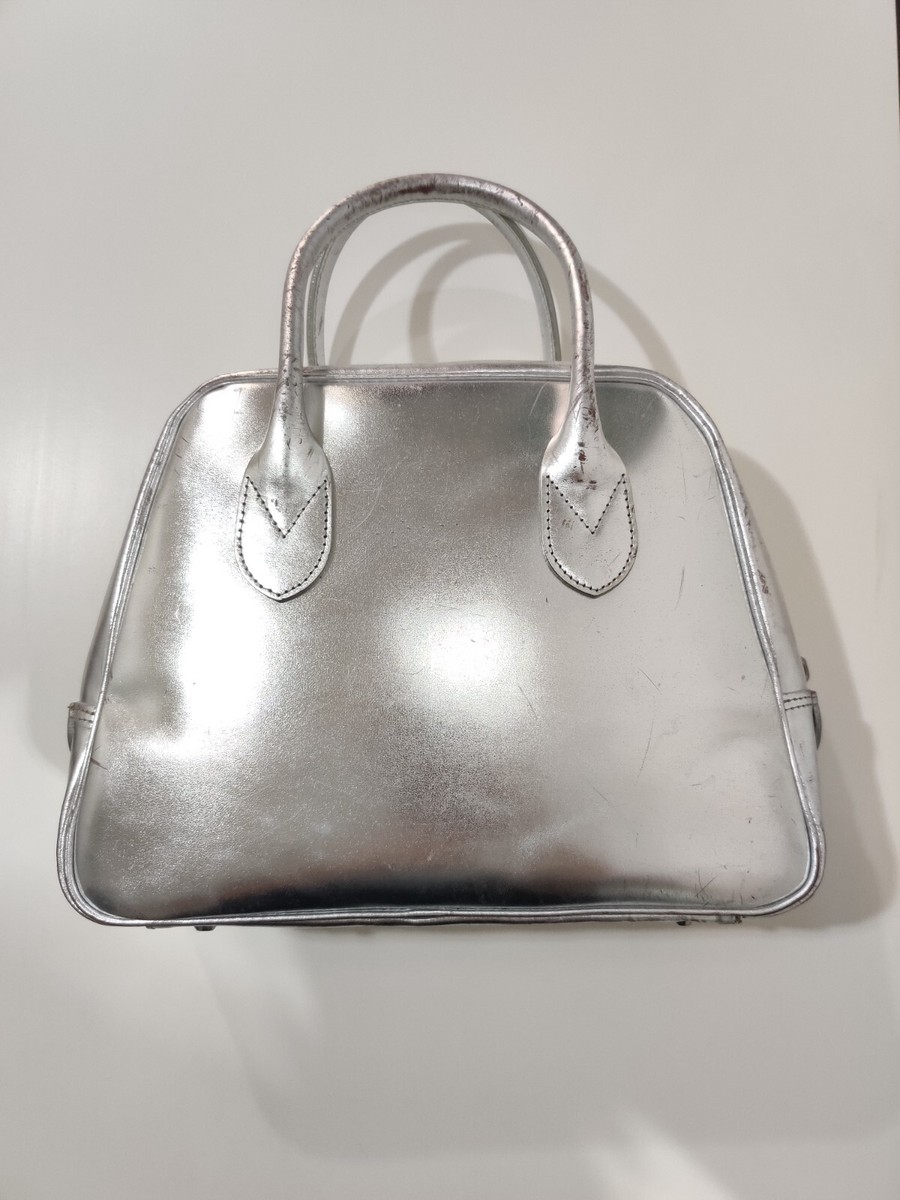 コムデギャルソン COMMEdesGARCONS ステアバッグ シルバー 青山 Rare COMME des GARCONS Aoyama Leather Silver Bag | eBay