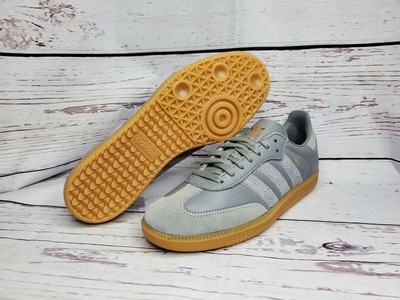 Adidas Samba OG FT Mens Shoes Grey Three-Grey-Gold Metallic BD7963 Size 8 | eBay