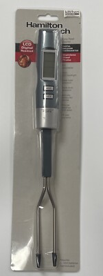 Hamilton Beach LCD Digital BBQ FORK Meat Thermometer Kitchen Collection