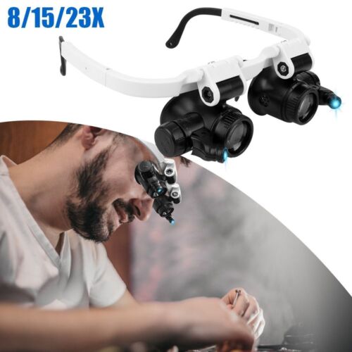 Lens Handsfree Magnifier Handsfree Magnifying Glass Headband Magnifier  Gems - Picture 1 of 12