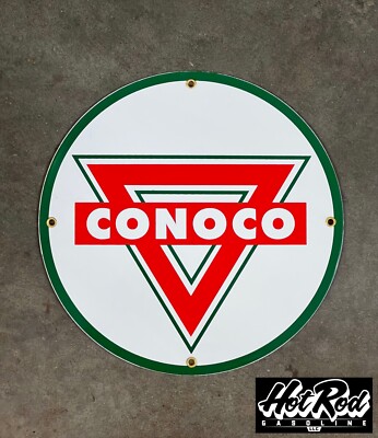 CONOCO GASOLINE Porcelain Sign