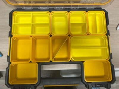 DEWALT PRO SLIM / STANLEY FATMAX SLIM ORGANISER NESTING DIVIDERS SMALL AND LARGE