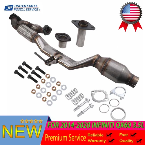 For 2014-2020 Infiniti QX60 3.5L Flex Pipe & Catalytic Converter 2013 JX35 EPA