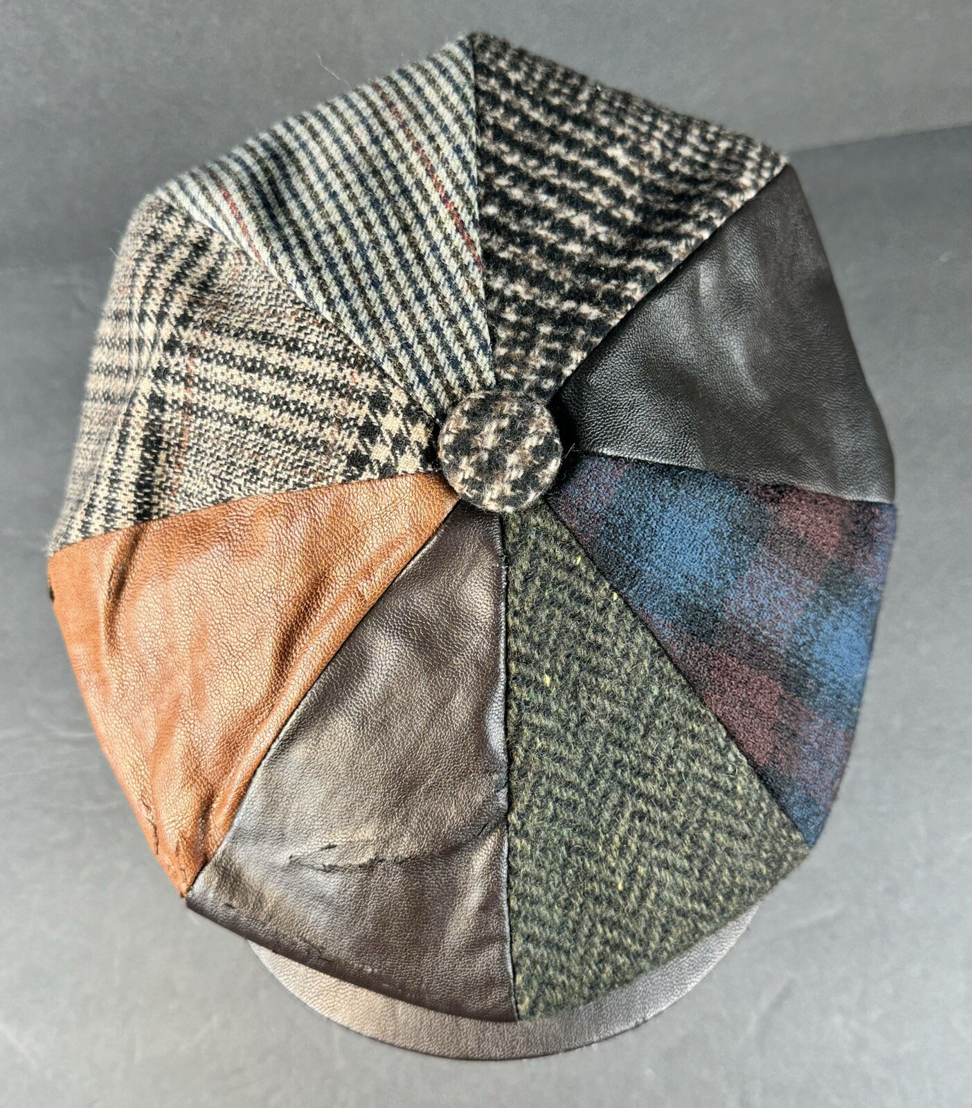 Epoch Mixed Media / Patchwork Design Wool News Bo… - image 3