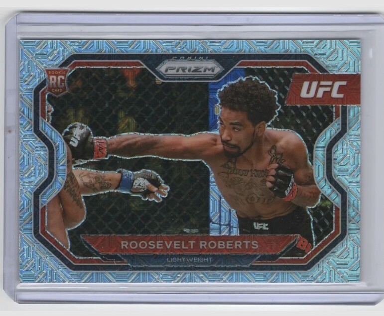 2021 Panini Prizm UFC Roosevelt Roberts RC /25 Mojo Prizm Rookie Card