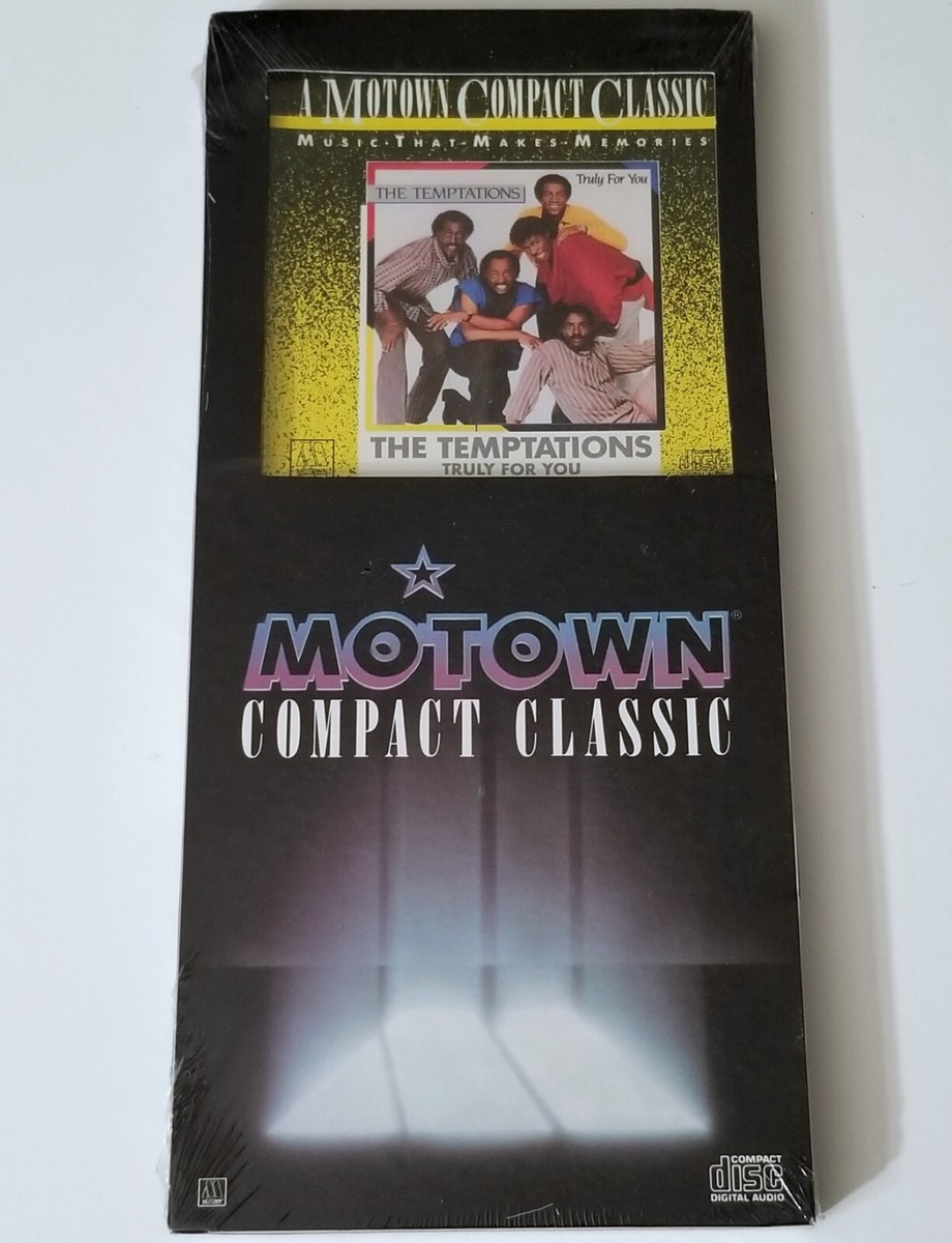 THE TEMPTATIONS SEALED LONGBOX CD MOTOWN RECORDS 1984 FUNK ALBUM
