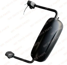 QSC Black Door Mirror Assemblies W/ Arms Left Driver Side for Mack 613