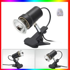 220V Reptile Heat Light Bulb Lamp Holder Clip For Tortoise Turtle Lizard UVA+UVB