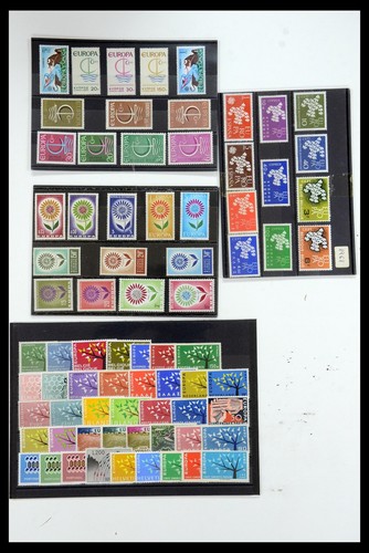 Lot 13134 MNH stamp collection Europa CEPT 1956-1993 on stockcards. - Picture 11 of 11