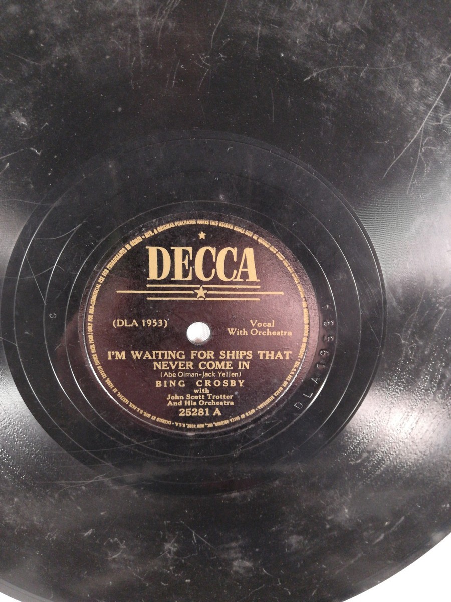 Colombia レコード Vintage Nippon Columbia A1244 78 RPM 10