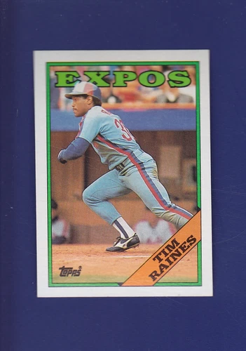 Tim Raines HOF 1988 Topps MLB Baseball #720 (MINT) Montreal Expos