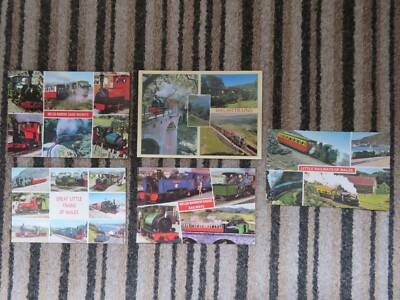 5 Vintage 70er-03 Welsh Railways Echt Foto Postkarten