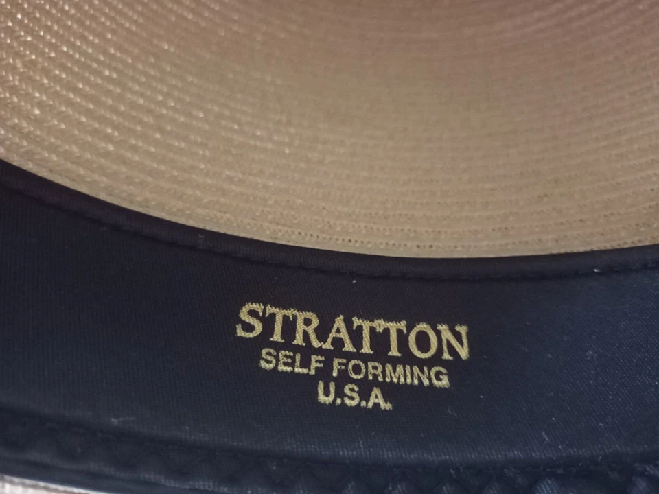 Винтажная самоформирующаяся шляпа STRATTON канадский горный шериф полицейский 71/2 - Изображение 3 из 4