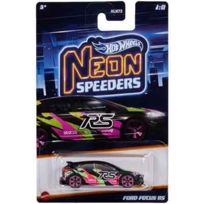 2023 Hot Wheels - Ford Focus RS - Neon Speeders 1/8 - HLH73 | eBay