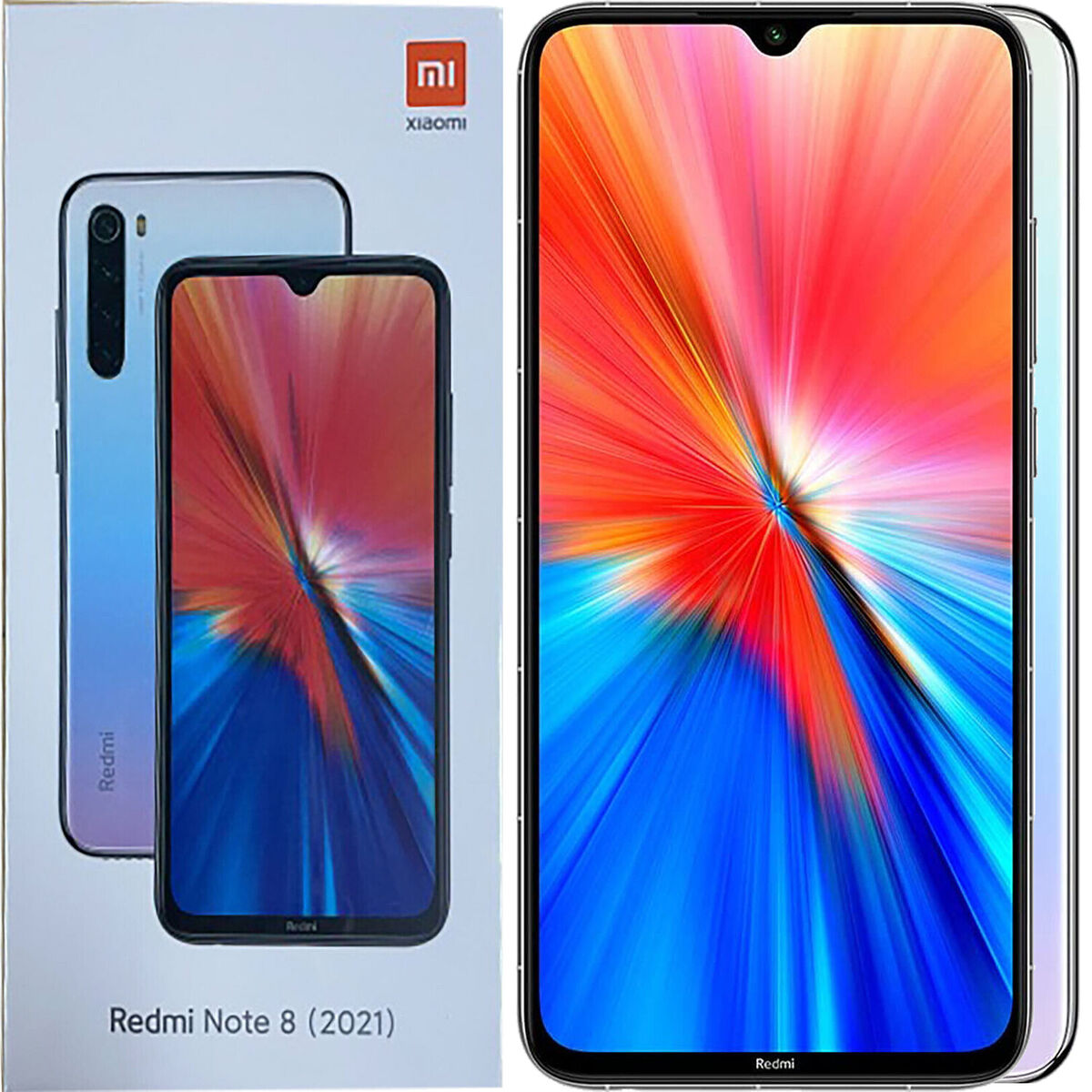 Xiaomi Redmi Note 8 Dual SIM 64 GB moonlight white 4 GB RAM