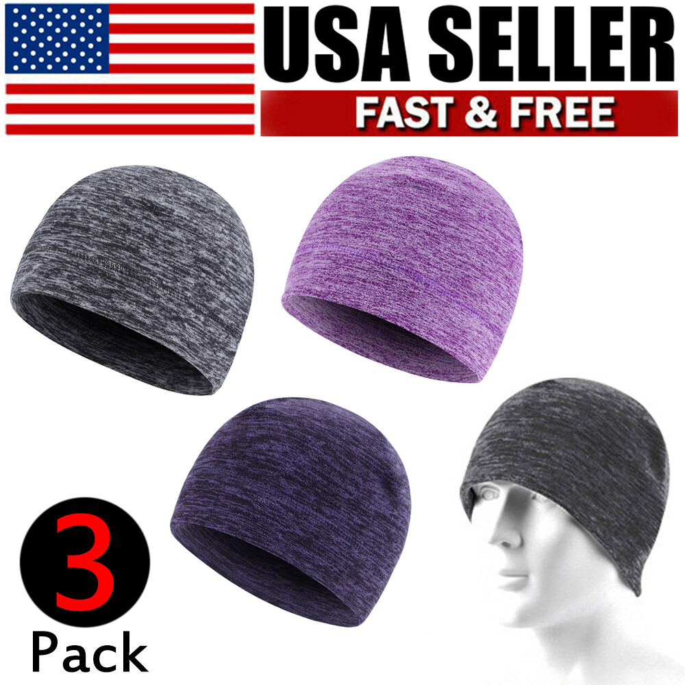3-PACK Winter Warm Windproof Ski Beanie Hats Military Tactical