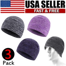 3-PACK Winter Warm Windproof Ski Beanie Hats Military Tactical Skull Cap