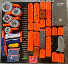NERF Gun Accessories 23 Magazines, 4 Scopes, ...