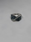 Womens Sterling Silver 925 S￼ Crystal Ring Size 7 — photo 6