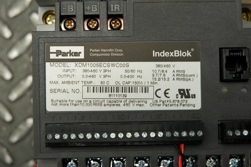Unidad sin sensor Parker XDM1005ECSWC00S IndexBlok XDM 1105E 5 HP - NUEVA - Imagen 4 de 9