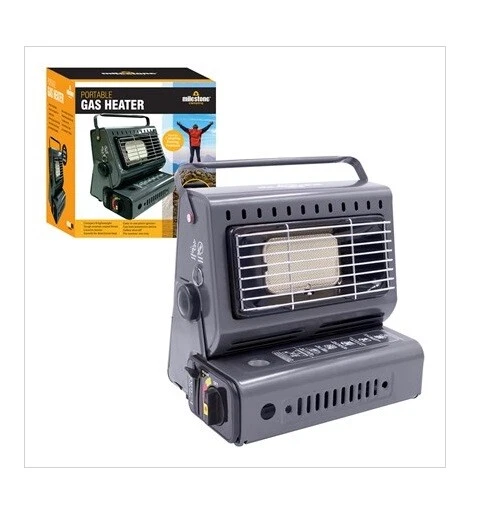 Gas Heater Portable Outdoor 1.3kW Camping Caravan Fishing Butane Canister  Green | eBay