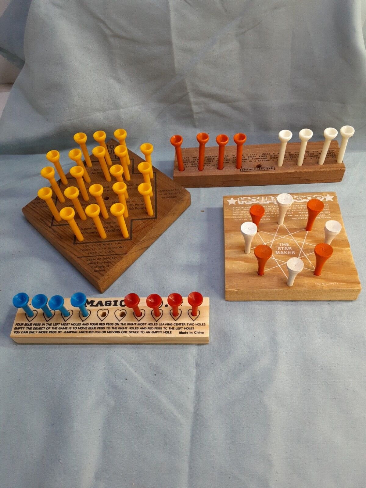 2 Player Golf Peg Game Travel or Home Toy Wooden Course Golfer MIB for sale  online