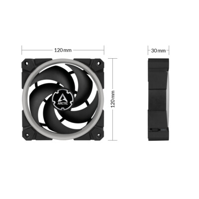 ARCTIC BioniX 120 A-RGB 120mm 3個セット 3-Pack Arctic Bionix P120 A-RGB Bundle 120mm Fan MINIMUM