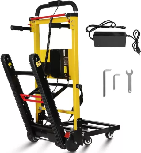 Elektrischer Treppensteiger Sackkarre Treppenraupe Handkarren,200Kg Tragkraft - Bild 6 von 23