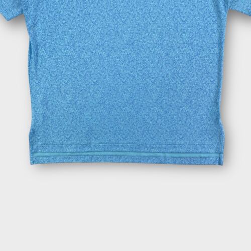 Camisa Polo Peter Millar Para Hombres Grande Azul AOP Tillis Verano Comodidad CaddyShack - Imagen 4 de 12