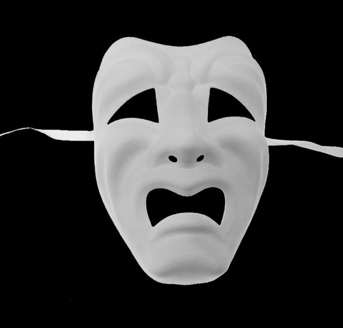 Bulk Blank DIY White Unpaint Masquerade Mask Polyresin Base Halloween Costume - Picture 19 of 30