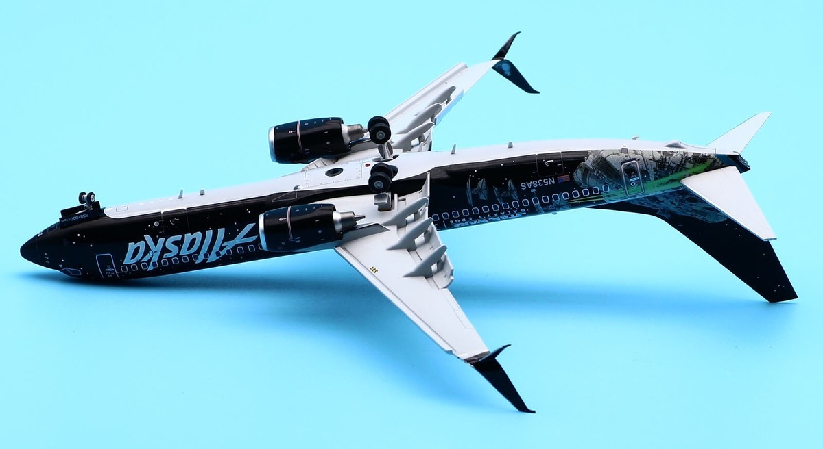 JC Wings 1:200 Alaska Airlines B737-800 Diecast Aircraft Model