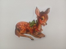 Christmas Festive Holiday Deer Sticker