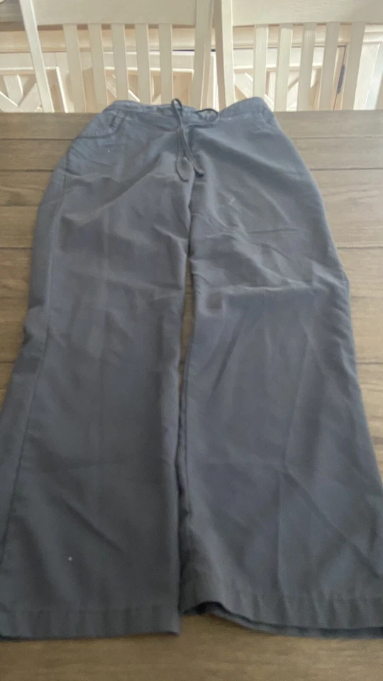 Uniformes médicos de enfermería para mujer Genial elástico cuello en V Top y pantalón cargo talla XS Foto 3 de 3