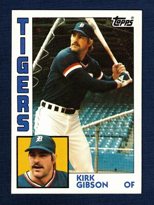 1984 Topps Kirk Gibson #65 Detroit Tigers NM or better