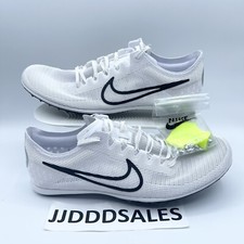 Nike Zoom Mamba 6 Track  Field Distance Spikes White Black Men  s Size 10 NEW
