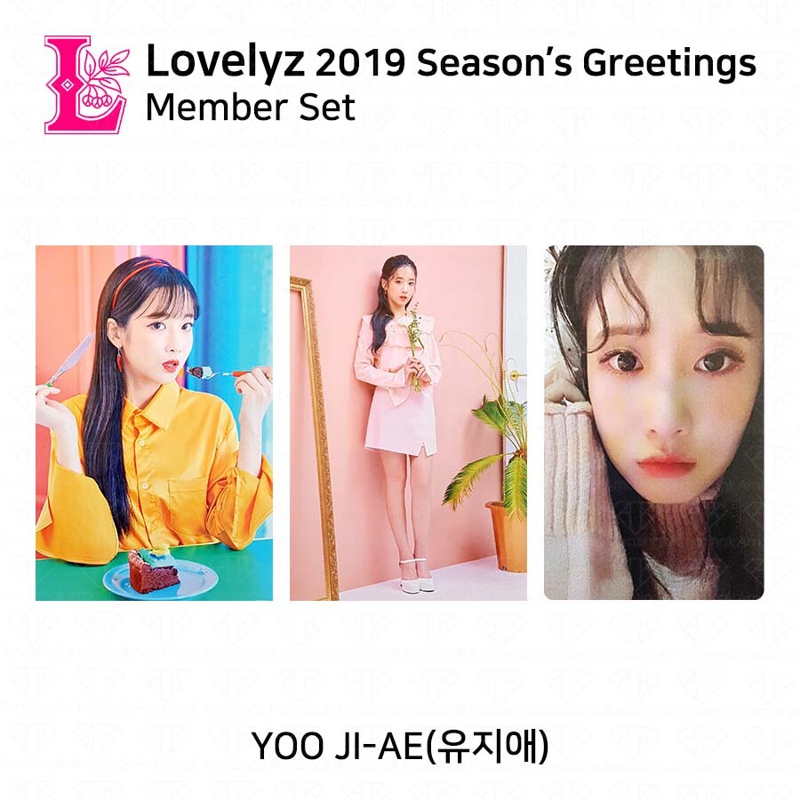 LOVELYZ 2019 Season's Greetings Official Photocard Postcard Set K