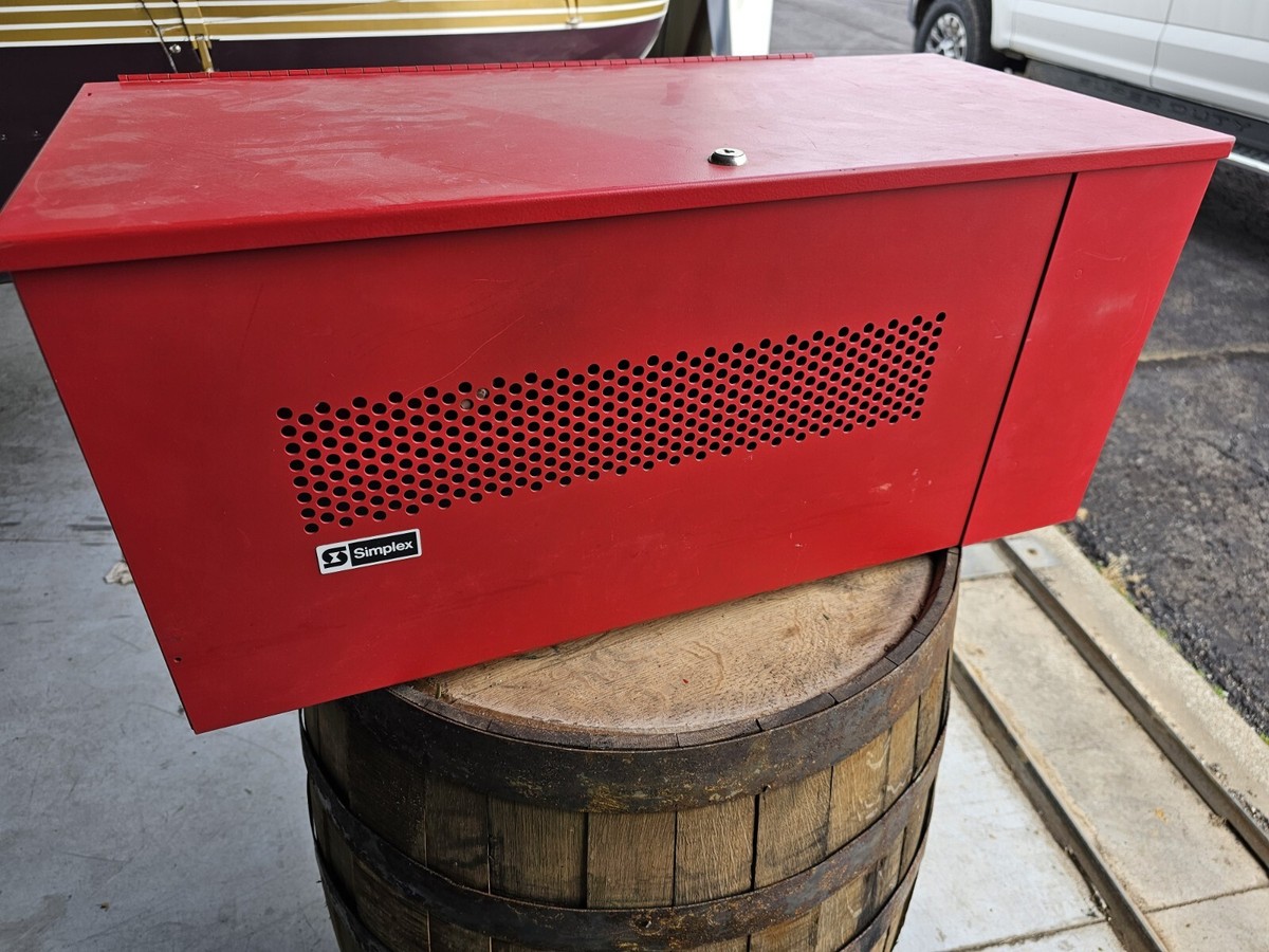 SIMPLEX BATTERY ENCLOSURE CABINET 2081-9280 24VDC 80A | eBay