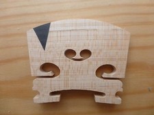 SPECIAL VIOLIN BRIDGE, 4/4 FULL SIZE, MAPLE WITH EBONY INSERT, UK SELLER!!!