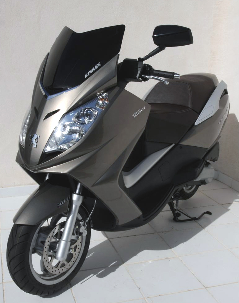 Bulle Ermax sport Satelis 125 400 500 saute-vent noir clair 2006-2011