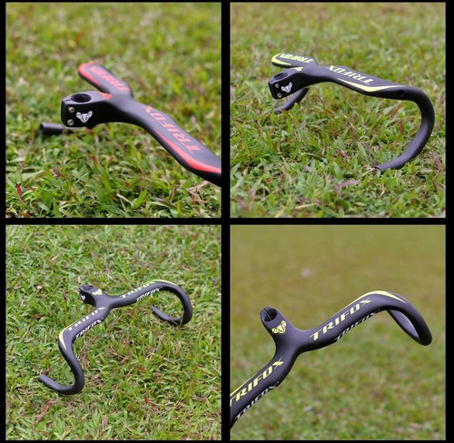 Road Bike Handlebar Full Carbon Fiber 28.6mm Integrated Bicycle Handlebar Parts - Picture 13 of 30