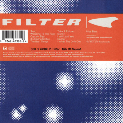 Filter   Title Of Record / CD