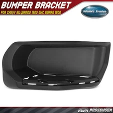 Rear Driver Polypropylene Plastic Bumper End Step Insert for Chevrolet Silverado