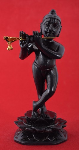 Handmade Lord Krishna Statue Iskon Sculpture Holy Idol Fine Craftmanship Statue - Picture 2 of 6